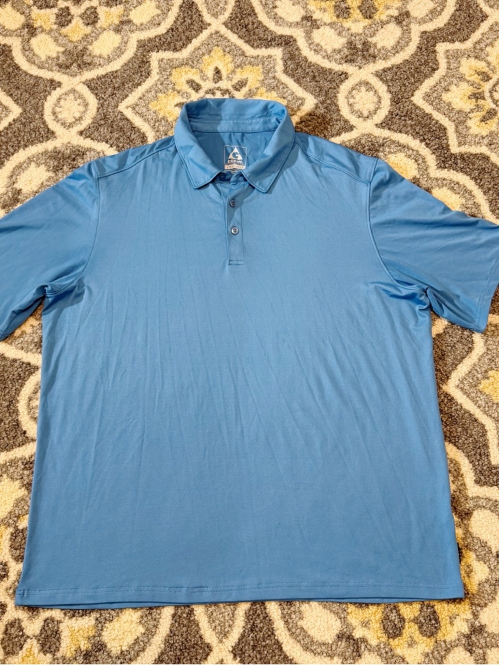 GERRY Men's Comfort Stretch UV Protection Brushed Knit Polo Shirt | Size XL